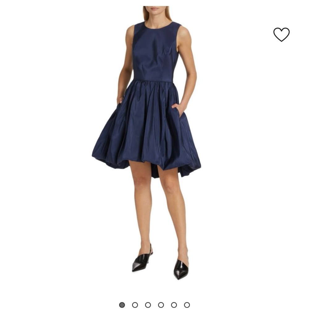 Carolina Herrera Midnight Blue Mini Dress